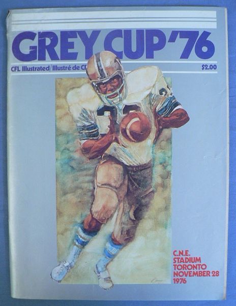 1976 CFL Grey Cup Program